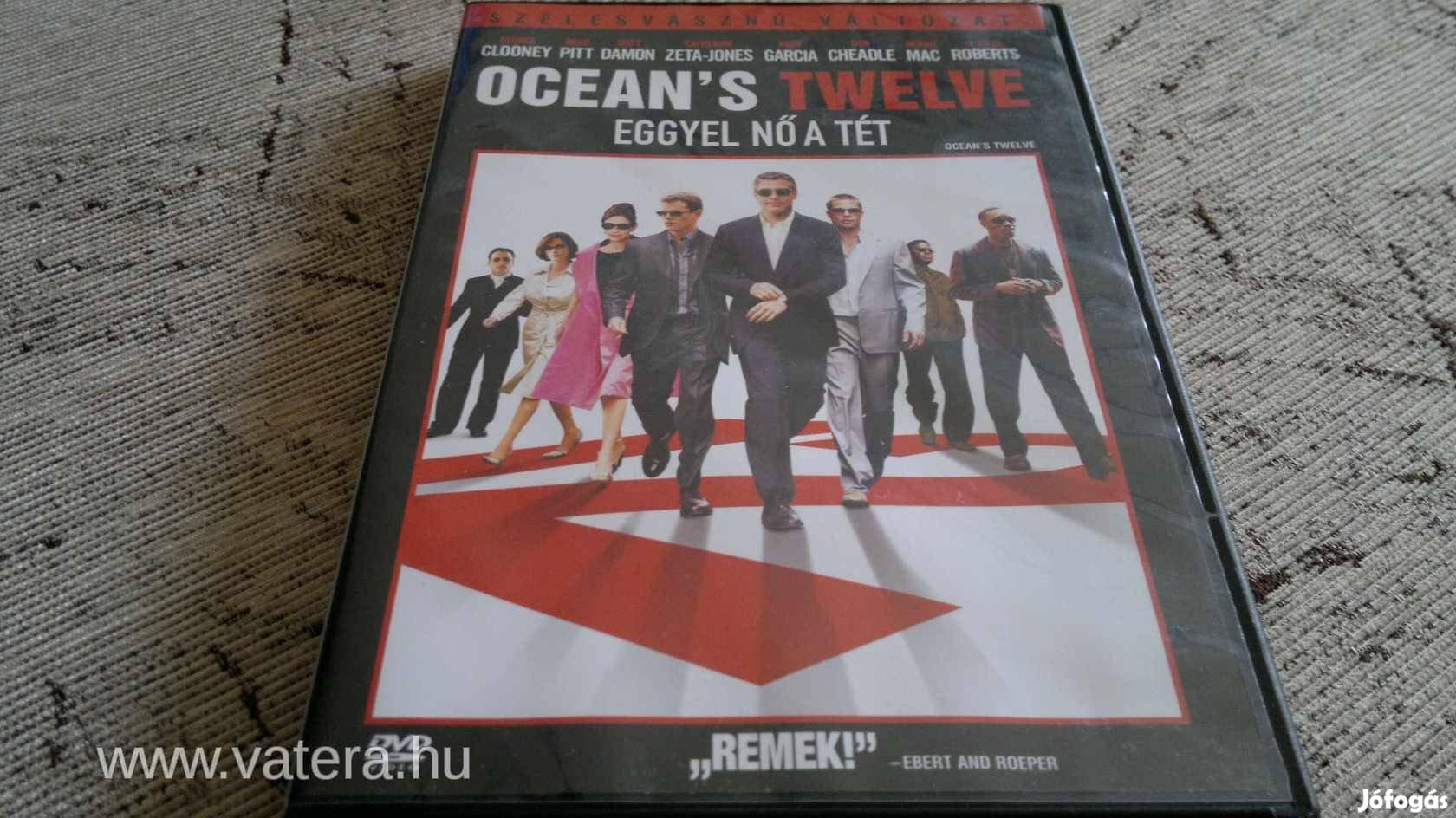 Ocean's Twelve - Eggyel nő a tét DVD Georgeclooney