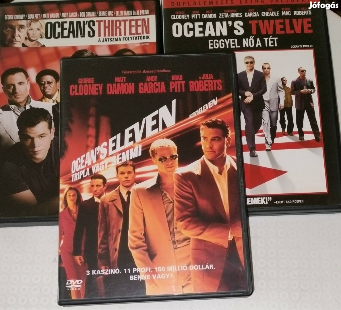 Ocean's eleven , twelve, thirteen 11 , 12, 13 dvd 