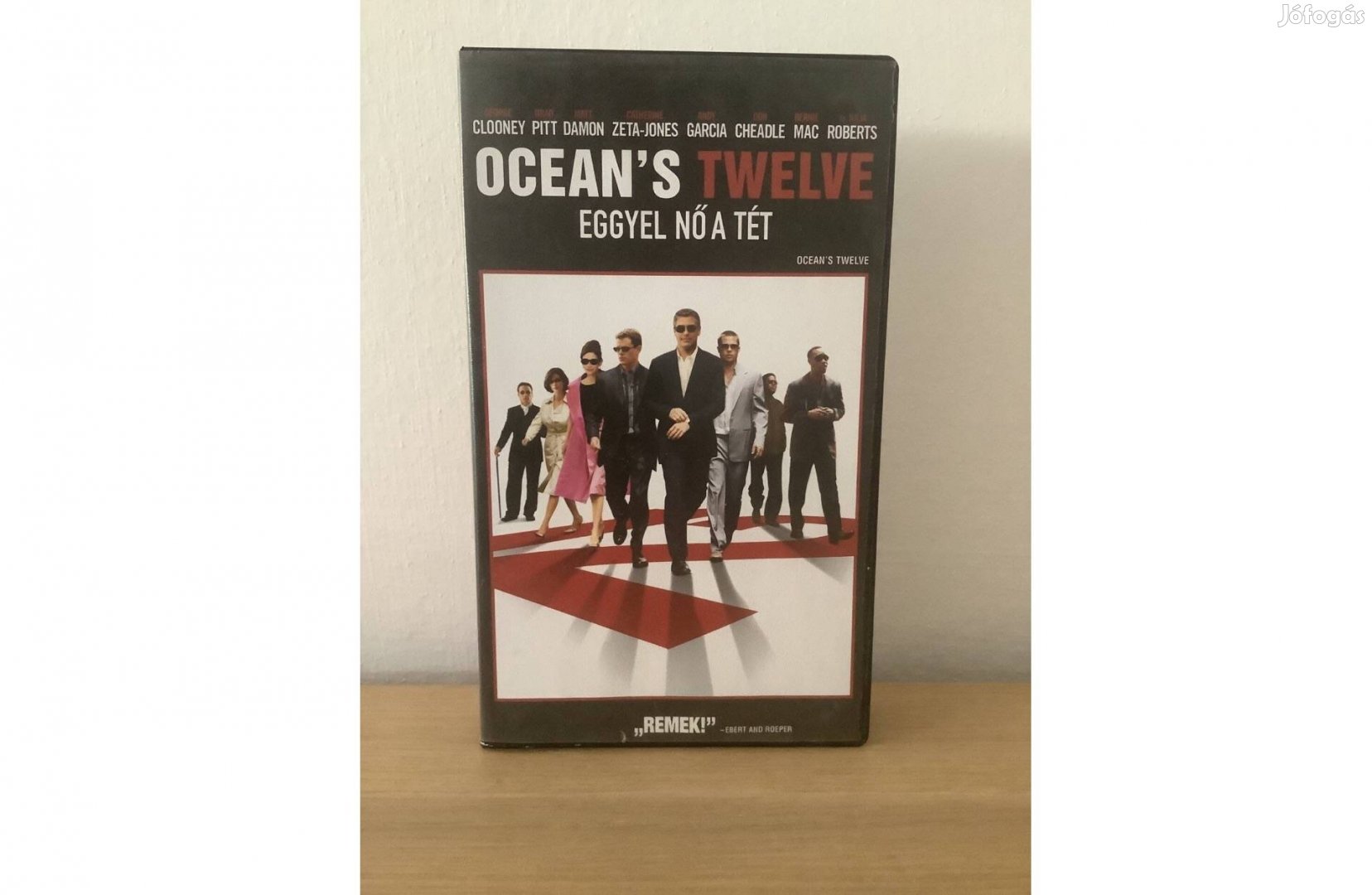 Oceans Twelve Eggyel nő a tét VHS kazetta