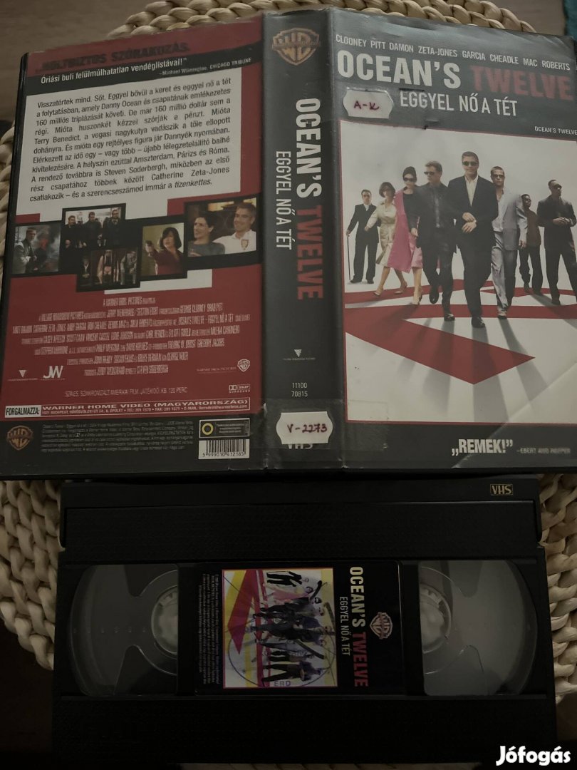 Oceans twelve vhs