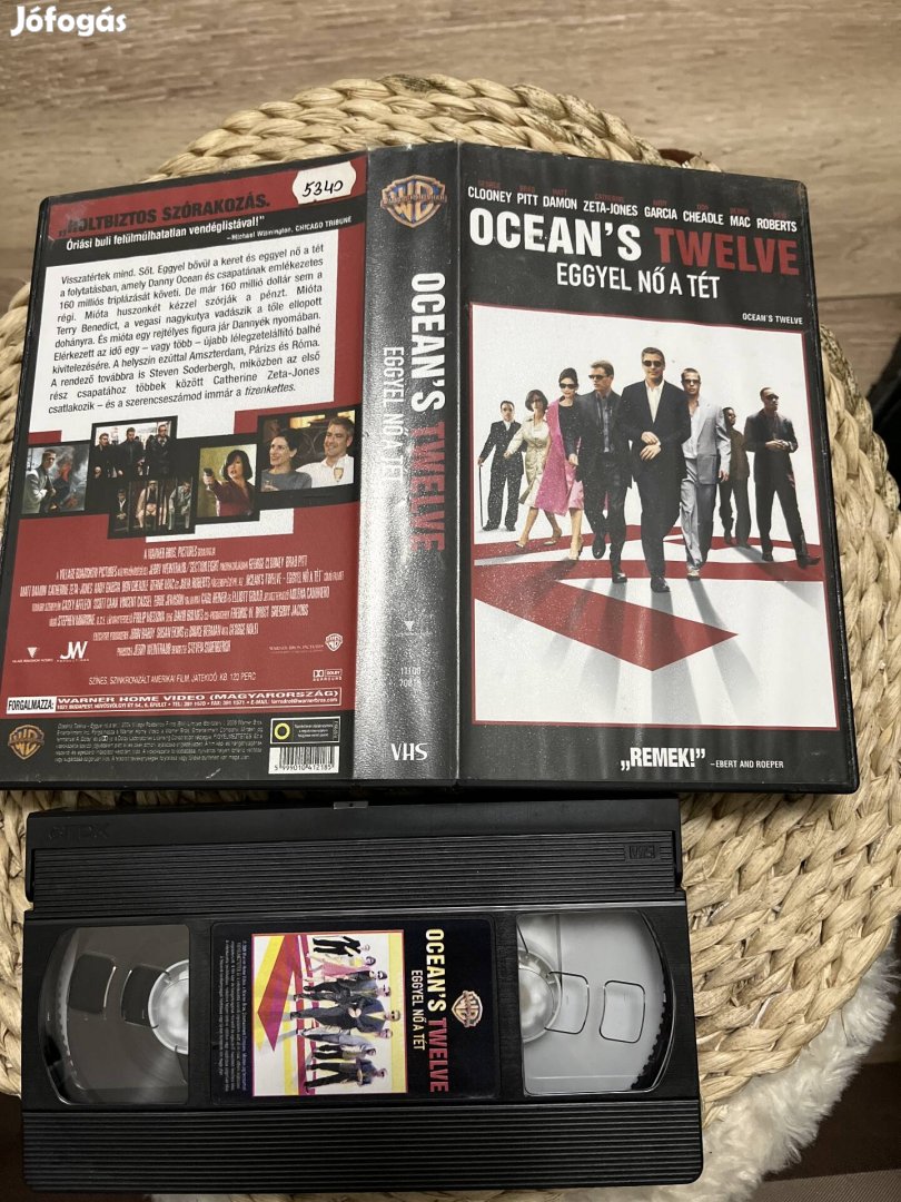 Oceans twelve vhs film