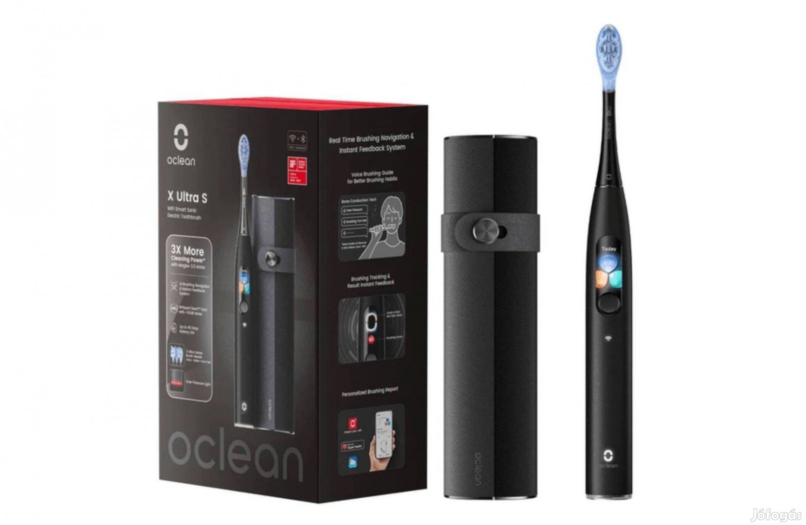 Oclean X Ultra S (OCL553499) elektromos fogkefe, új, 1 év garancia