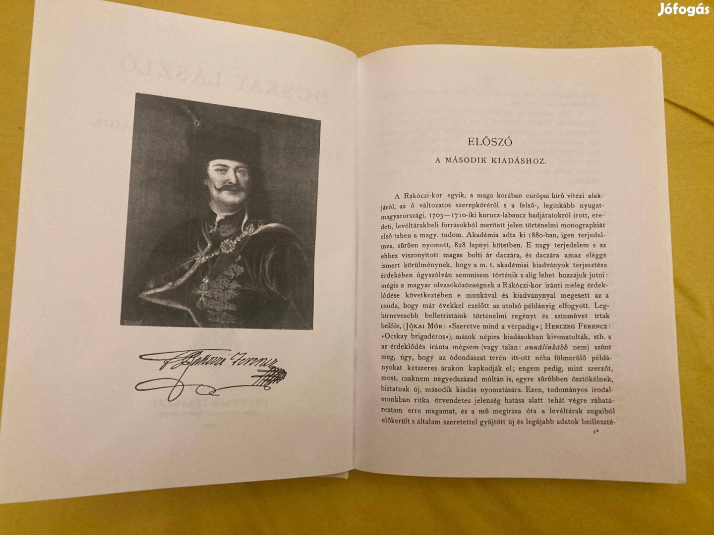 Ocskay László, II. Rákóczi Ferencz fejedelem brigadérosa és a felső-m