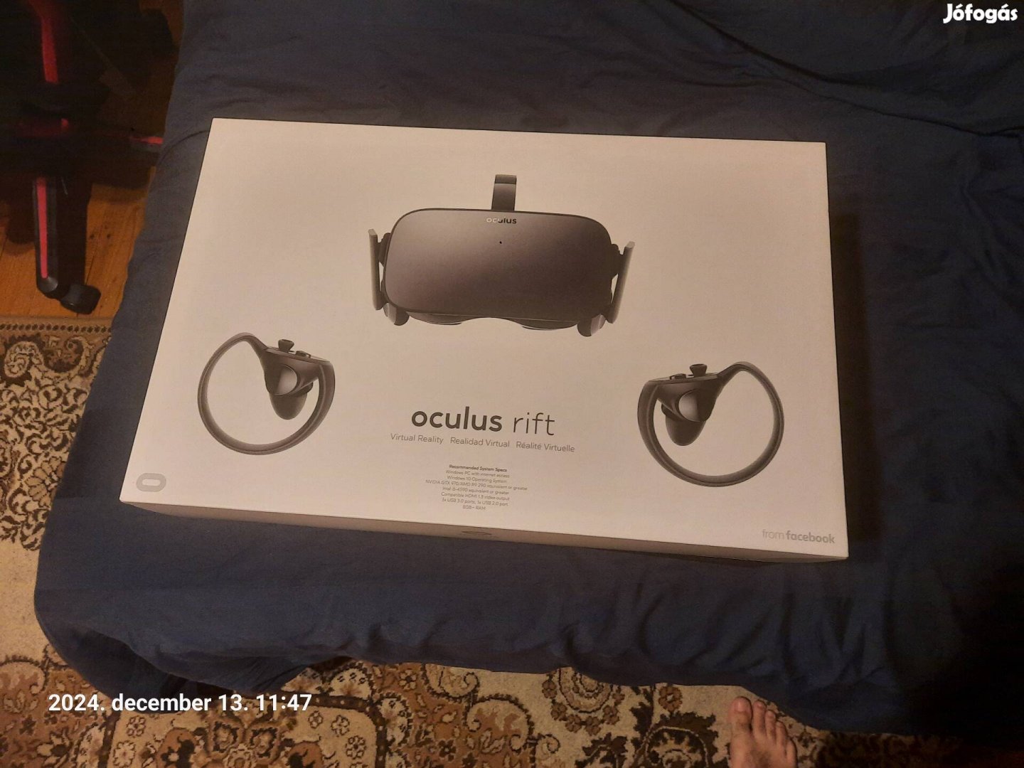 Oculus rift VR szemüveg és konzolok