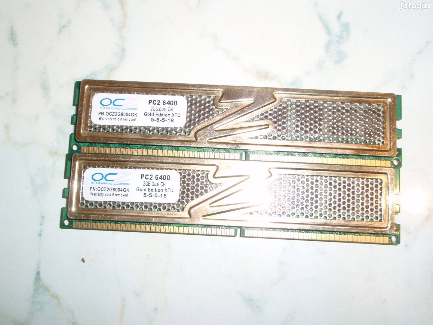 Ocz 4GB (2x2GB) PC2-6400 DDR2-800 Gold Series (Ocz2G8004GK)