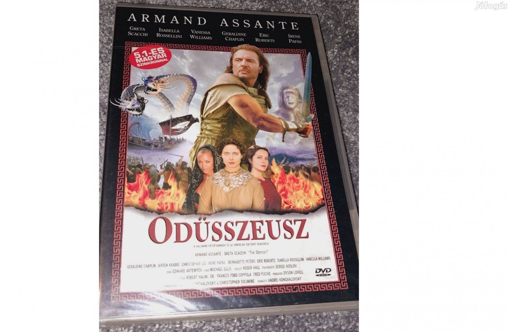 Odüsszeusz DVD (1997) Új bontatlan fóliás Szinkronizált Armand Assante