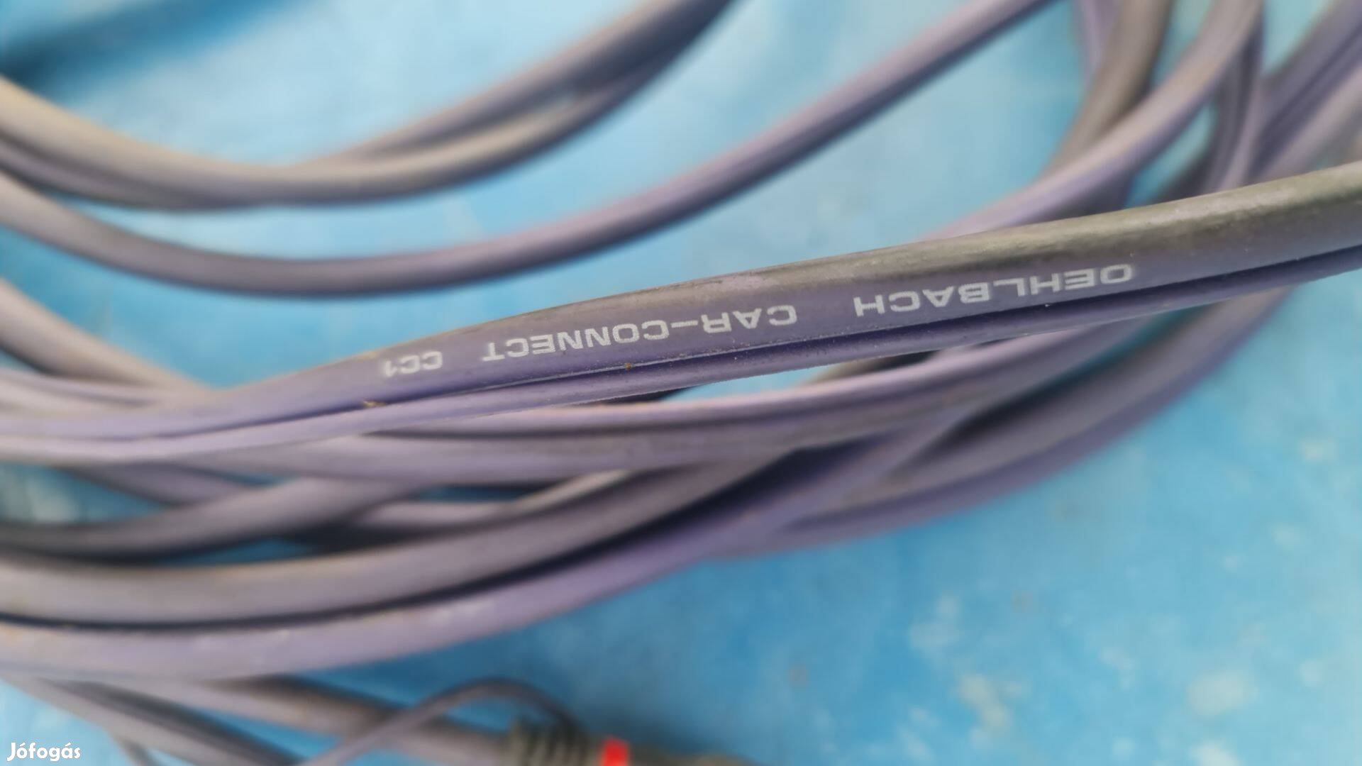 Oehlbach Auto Hi-Fi Audio kábel aranyozott RCA dugóval