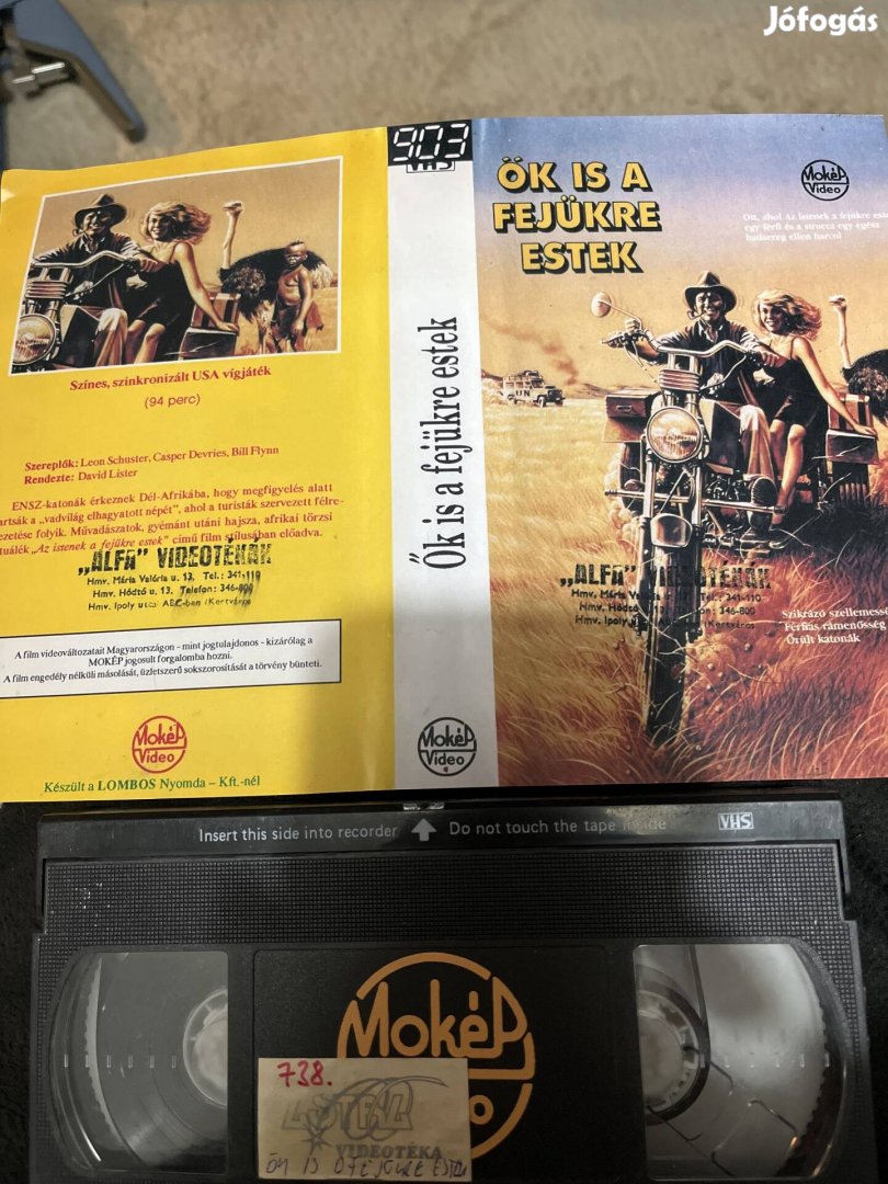 Ők is a fejükre estek vhs m