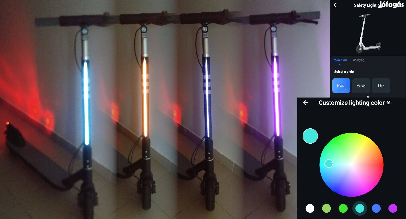 Okai Neon Lite garanciális elektromos roller, újszerű állapotban