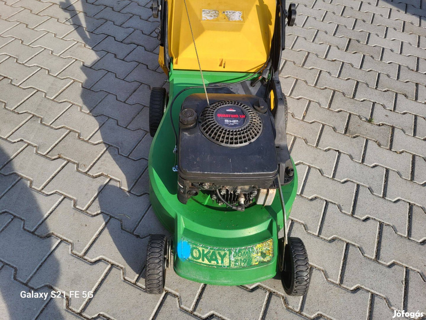 Okay: Briggs motoros - alukasznis - önjáró + gyűjtős fűnyíró