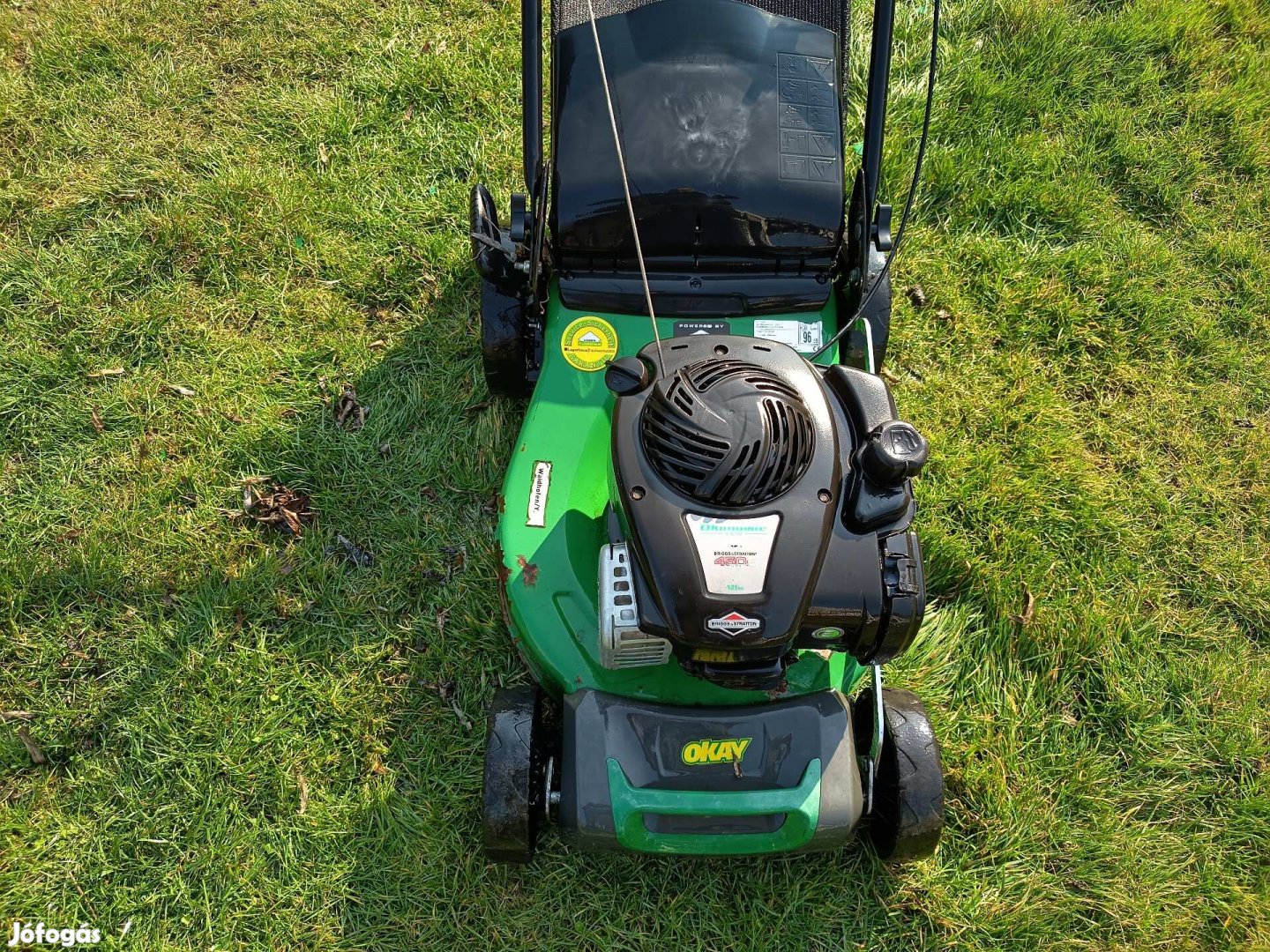 Okay benzinmotoros fűnyíró