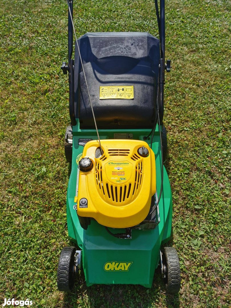 Okay fűgyűjtős fűnyíró Briggs & Stratton 650 190 ccm 5 LE motorral