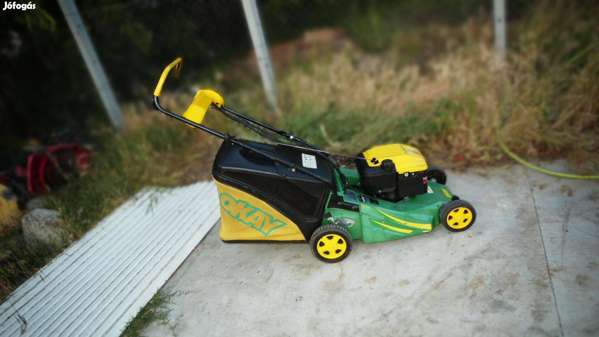 Okay önindítós, önjáró fűnyíró (Szervizelt, 5Hp)