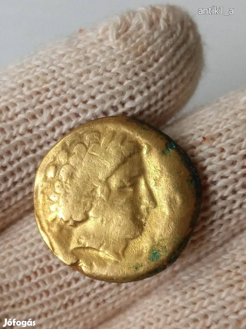 Ókori Görögország, Makedónia. III. Philippos arany stater. másolat