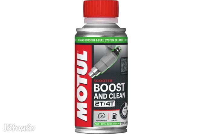 Oktánszám növelő / üzemanyag-adalék Motul Boost &amp; Clean 2T / 4T ro