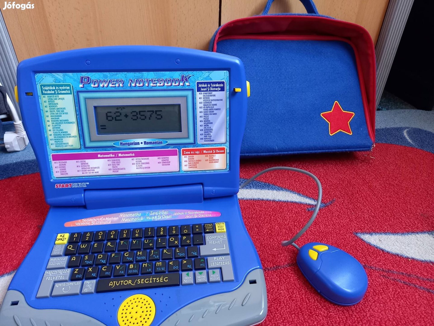 Oktató laptop matek, zene, rajz, játék román és magyar nyelvű 