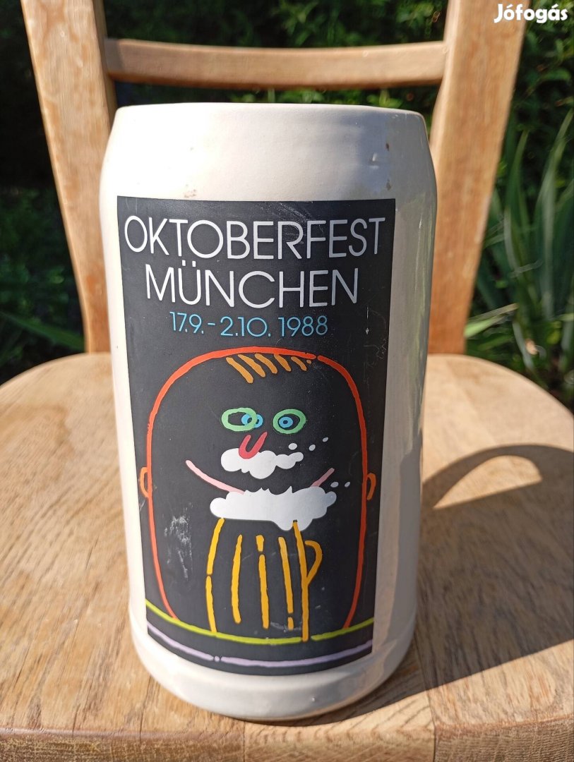 Oktoberfest 1988 sörös korsó eladó 