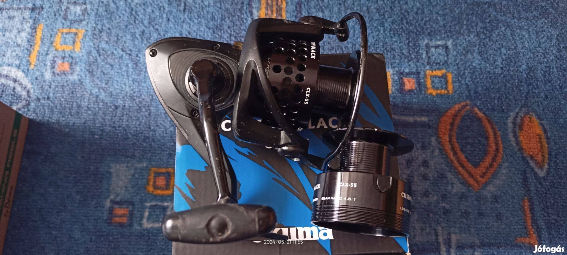Okuma Custom Black Feeder Clxf-55 FD orsó