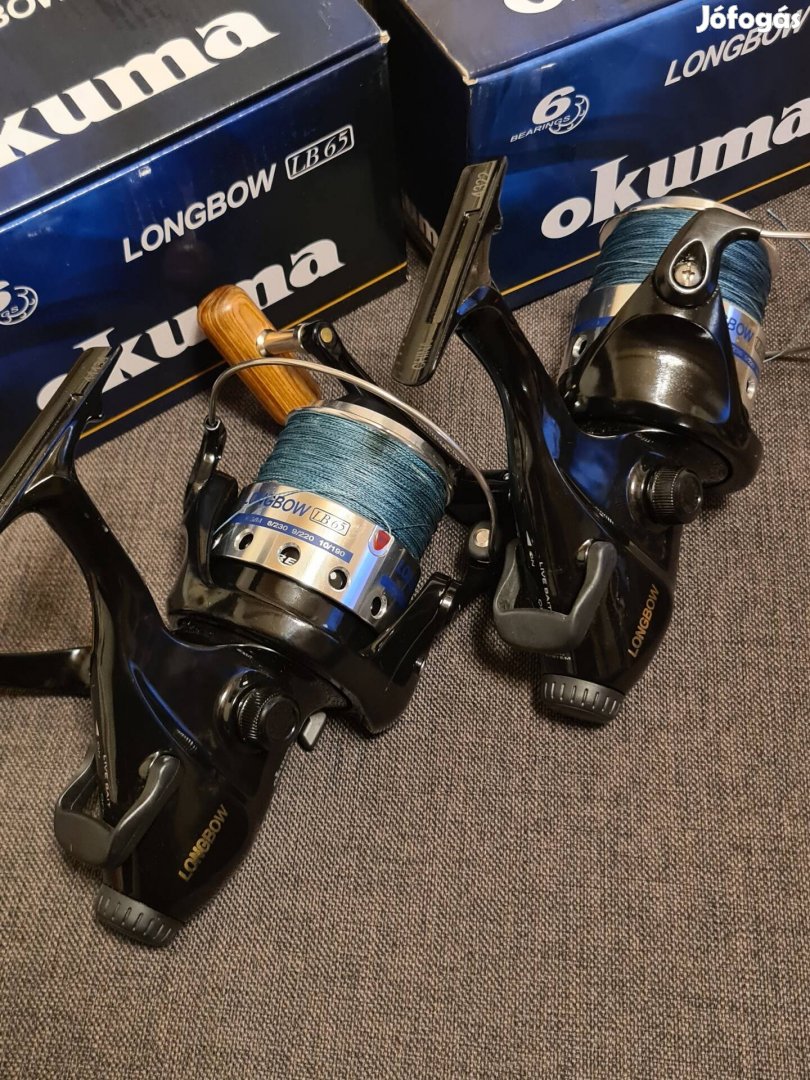 Okuma Longbow LB 65 Nyeletőfékes Orsó eladó 