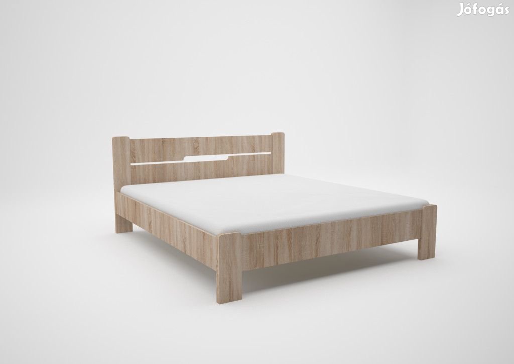 Ol-DM Fa ágykeret 180x200 cm sonoma