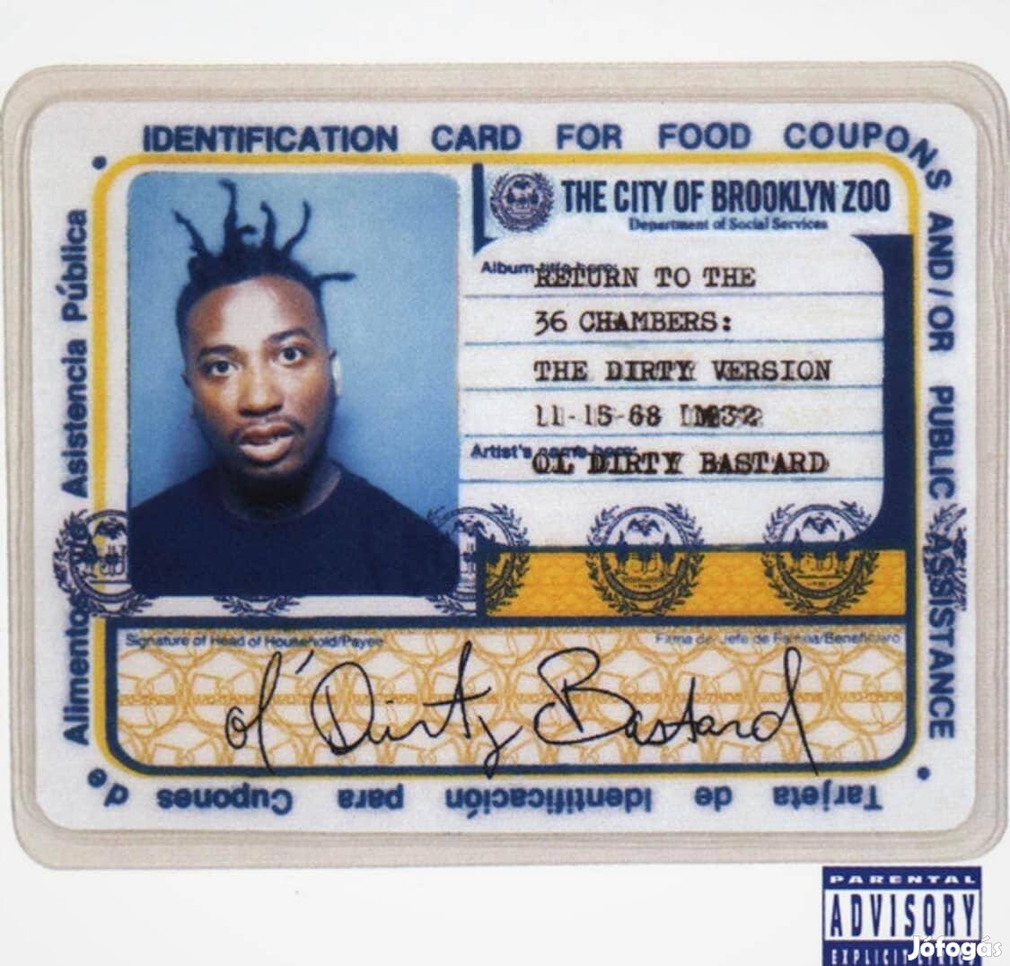 Ol Dirty Bastard és Wu Tang Clan vinyl hip hop lemez