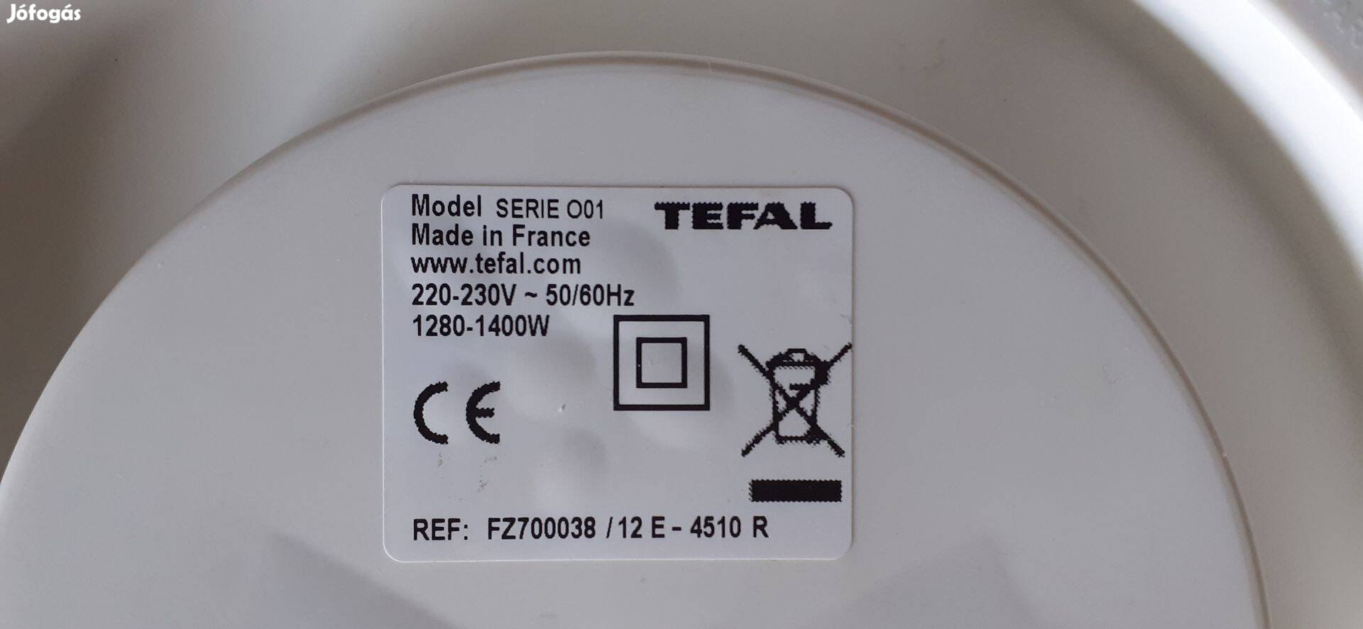 Olaj nélküli sütő Tefal