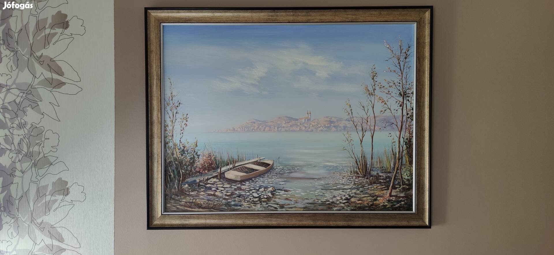 Olajfestmény Tihany