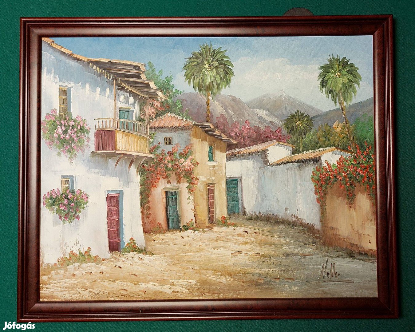 Olajfestmény, Tenerife 55,5 cm x 35 cm