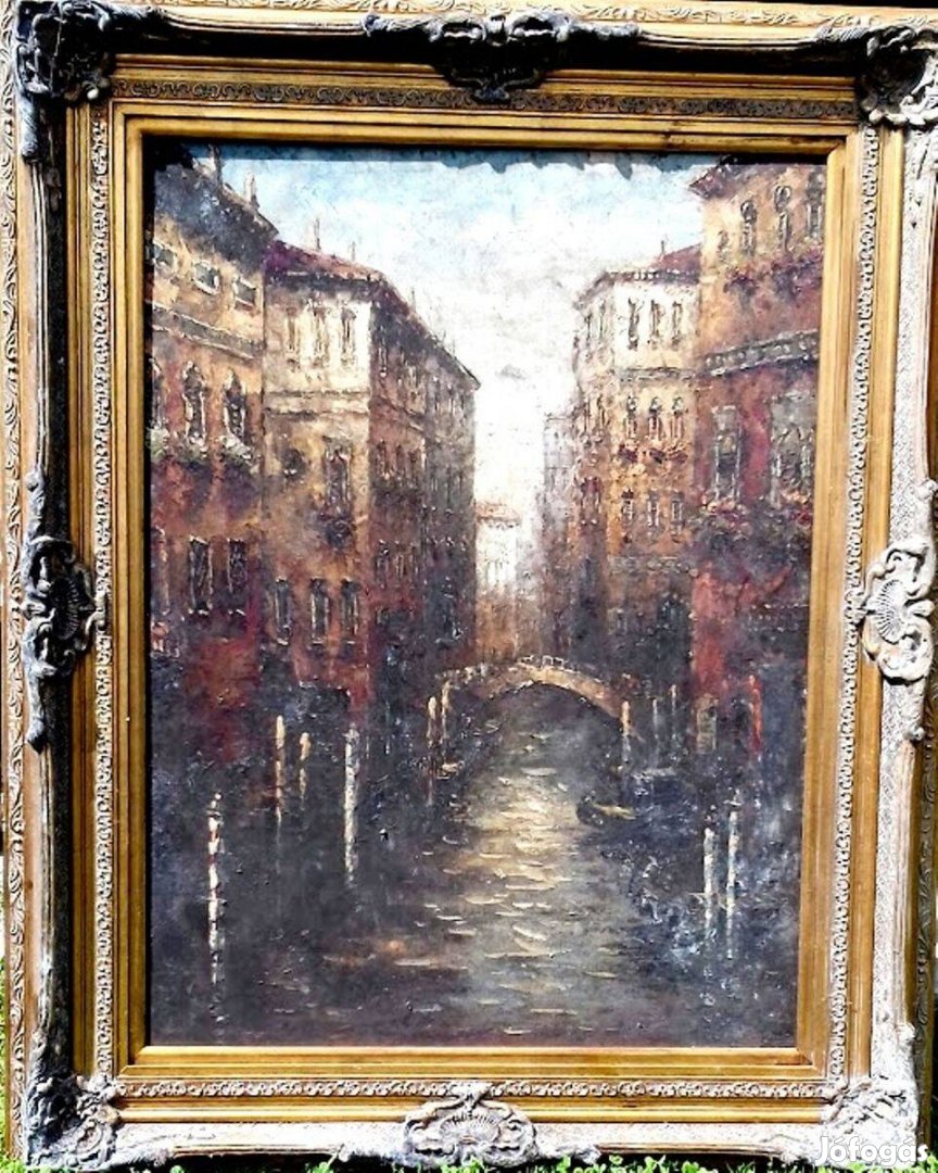 Olajfestmény nagy méretű!, múlt századi, Keszthelyen eladó!