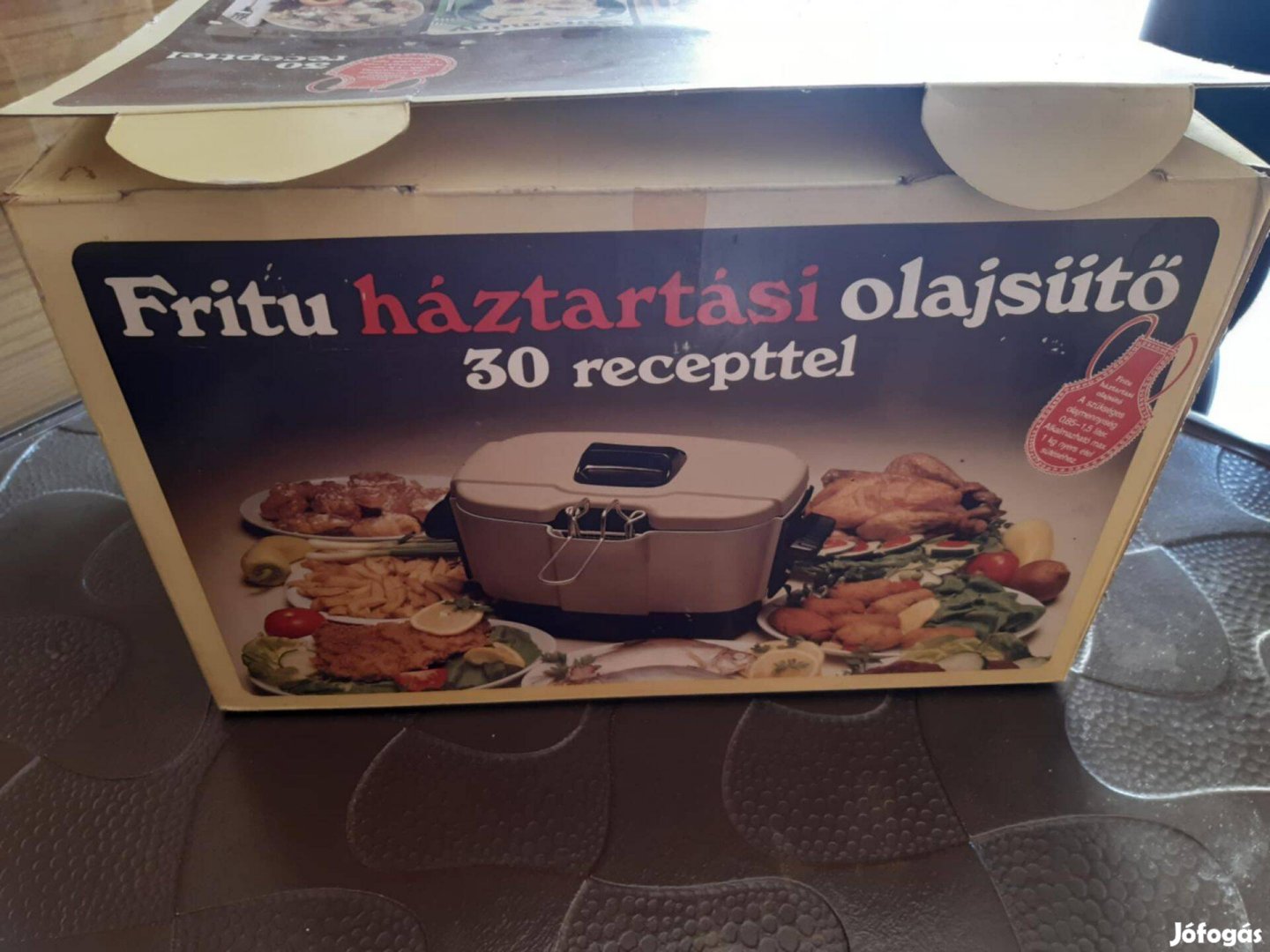 Olajsütő a képen látható állapotban