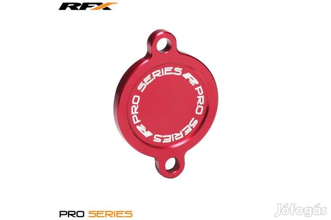 Olajszűrő fedél RFX Pro piros - Kawasaki KXF 450 2006-2015