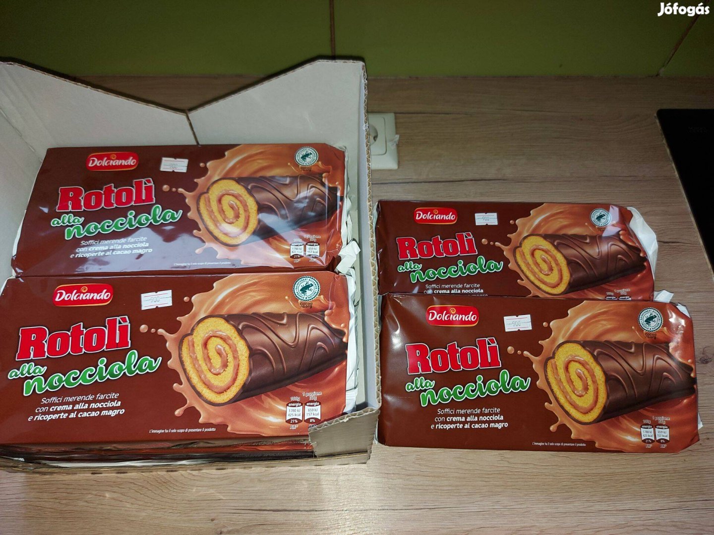Olasz Csokiba Mártott Mogyorós Rolád 6 darabos