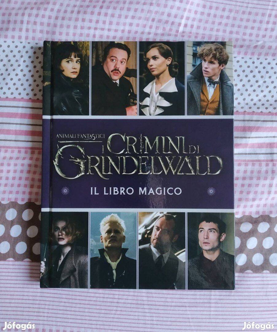 Olasz Legendás állatok Grindelwald bűntettei filmkalauz, könyv