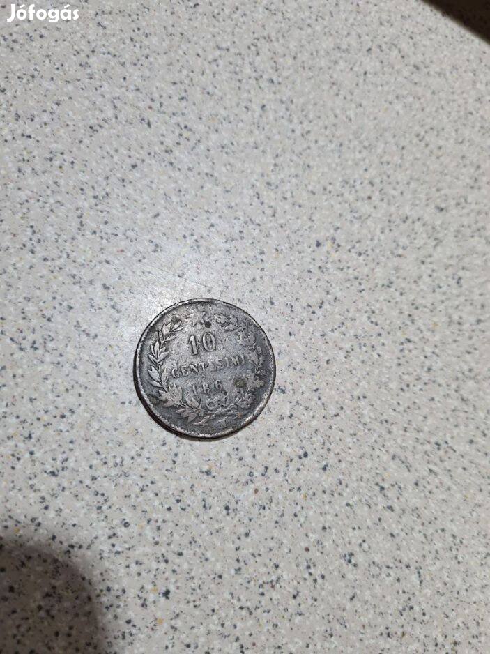 Olasz Pénzérme 10 CENT 1867