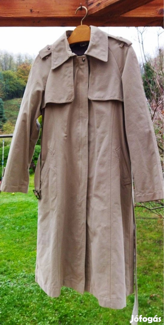 Olasz, 2 : 1 -ben 44 -es drapp színű női télikabát / átmeneti kabát