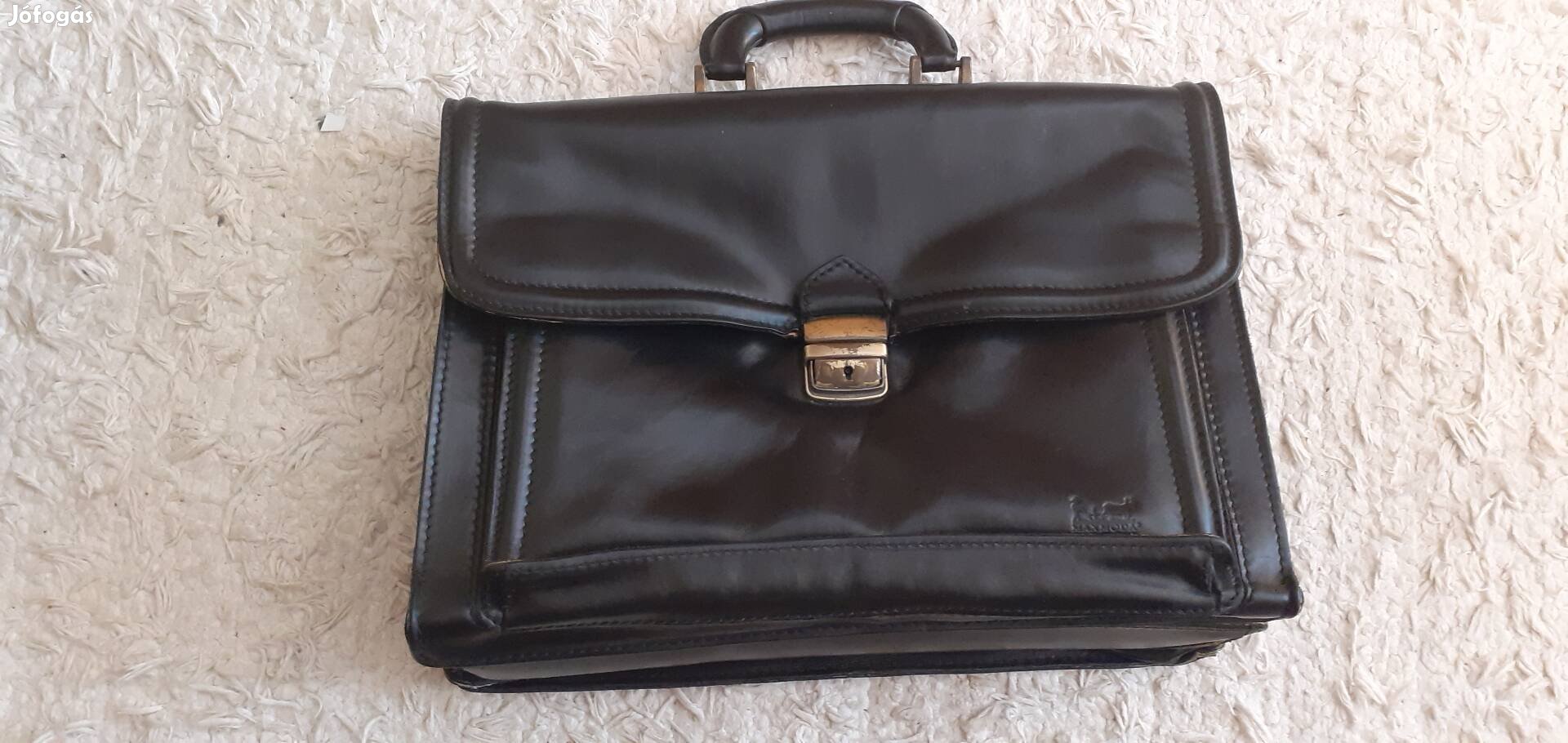 Olasz, eredeti férfi bőrtáska  Max Moda