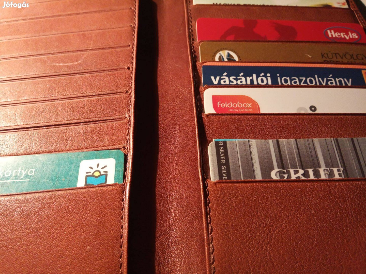 Olasz bőr irattartó kártyatartó tárca
