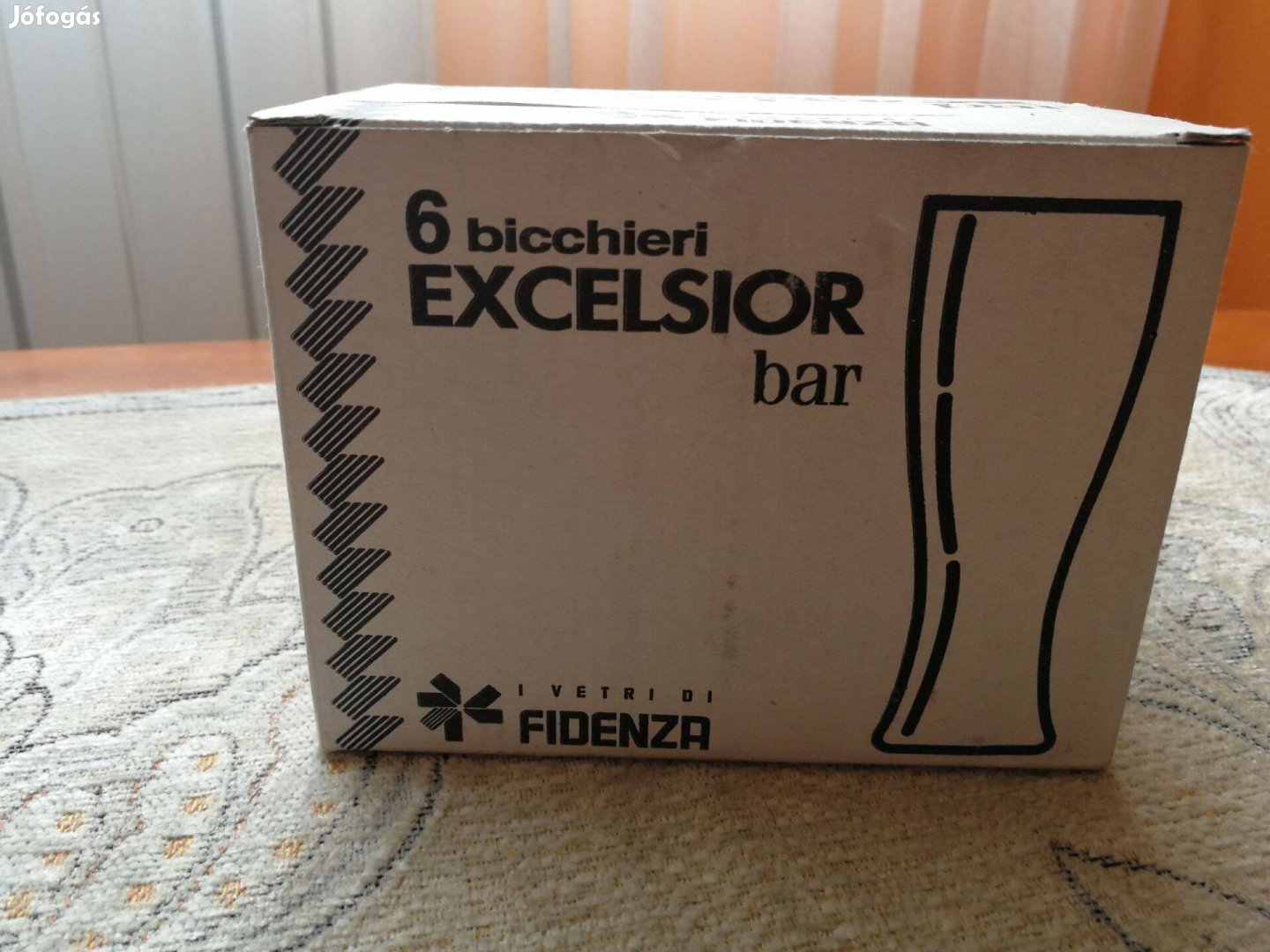 Olasz féldecis, poharak, Eladók!!