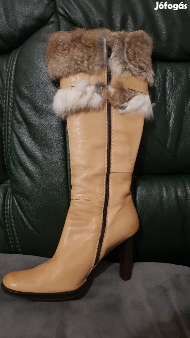 Olasz női csizma újszerű