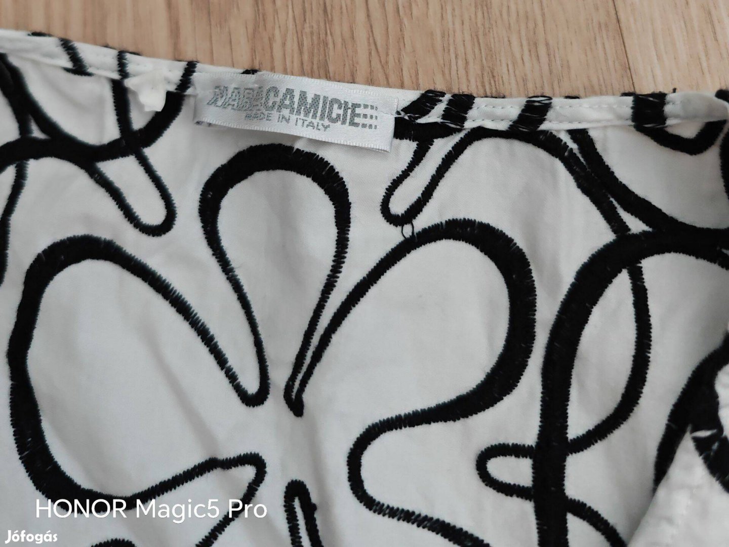 Olasz pamut női tunika blúz