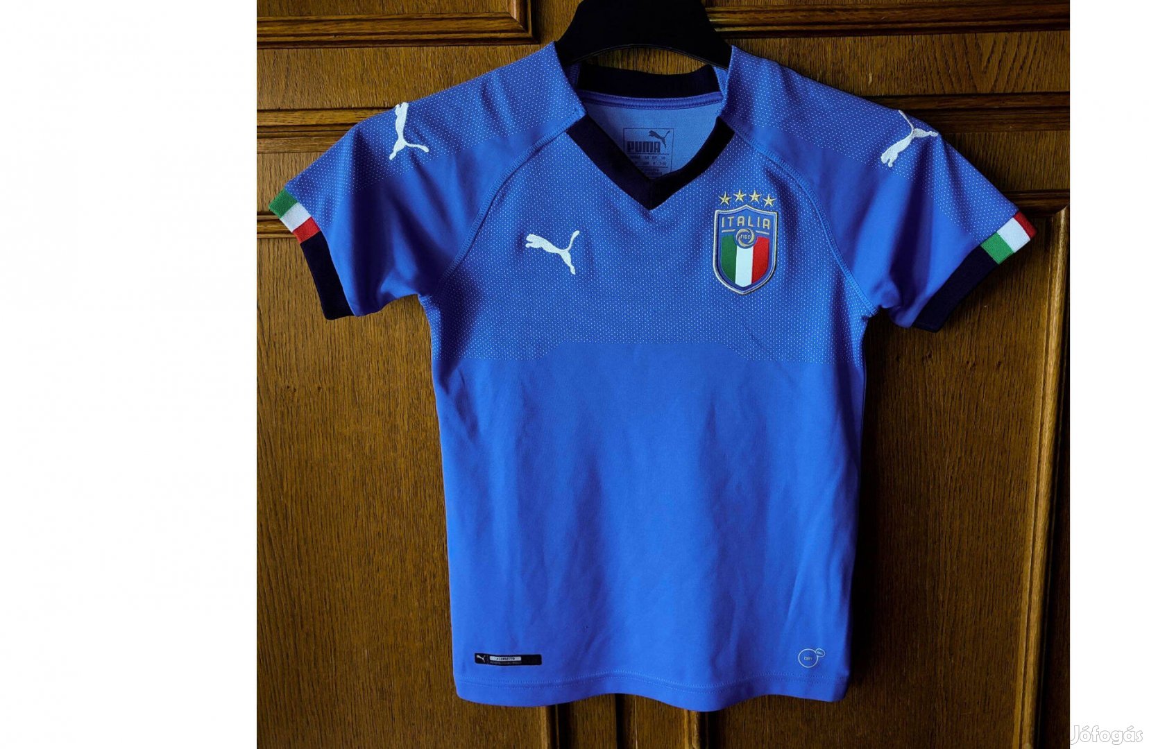 Olasz válogatott eredeti Puma kék gyerek mez (128)
