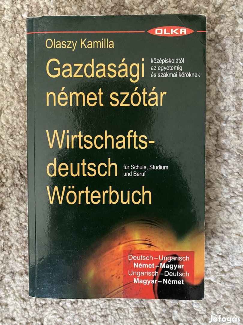 Olaszy Kamilla - Gazdasági német szótár