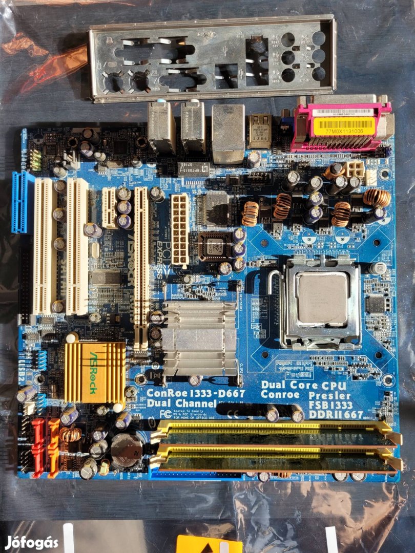 Olcsó regi Intel P4 3.0GHz Asrock felkonfig