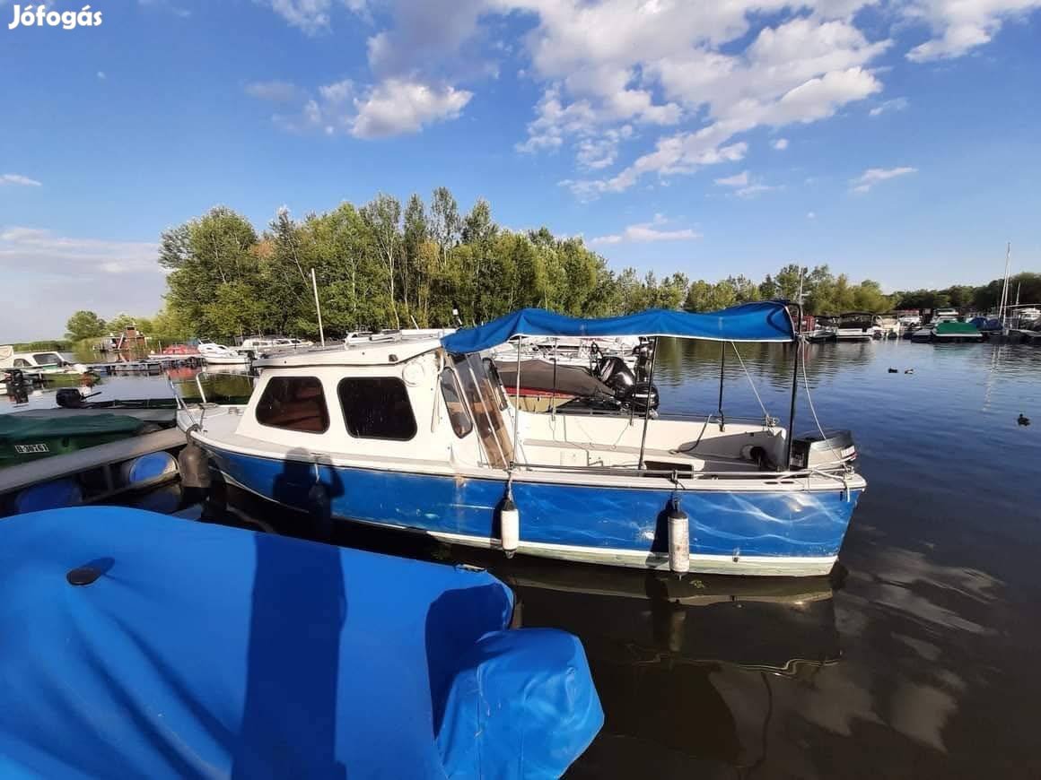 Olcsó vizsgás hajó lakóhajó horgászhajó