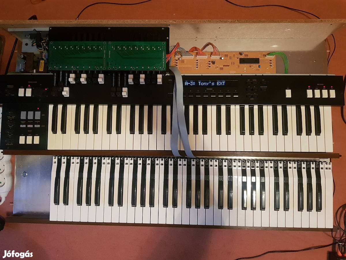 Olcsóbb!!! Korg CX-3 II Hammond klón két manuálossá alakítva