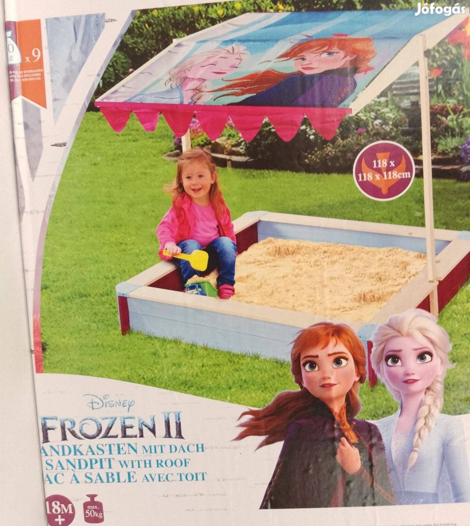 Olcsón Új Frozen Jégvarázs Elsa homokozó árnyékoló tetővel +Ingyenes H