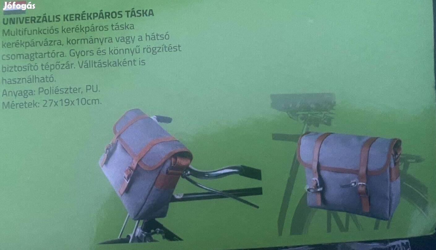 Olcsón Új univerzális Kerékpáros táska - válltáskaként is használható!