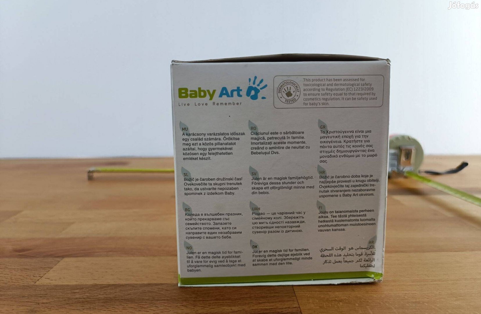 Olcsón eladó baba kézlenyomat karácsonyfadísz DIY