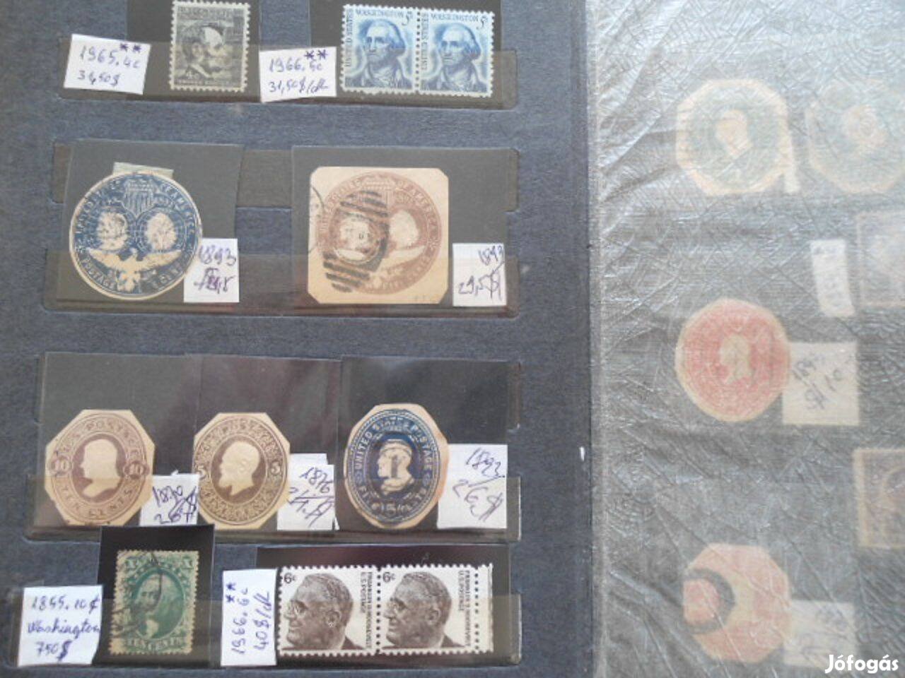 Old American stamps for sale.Amerikai régi bélyegek eladók