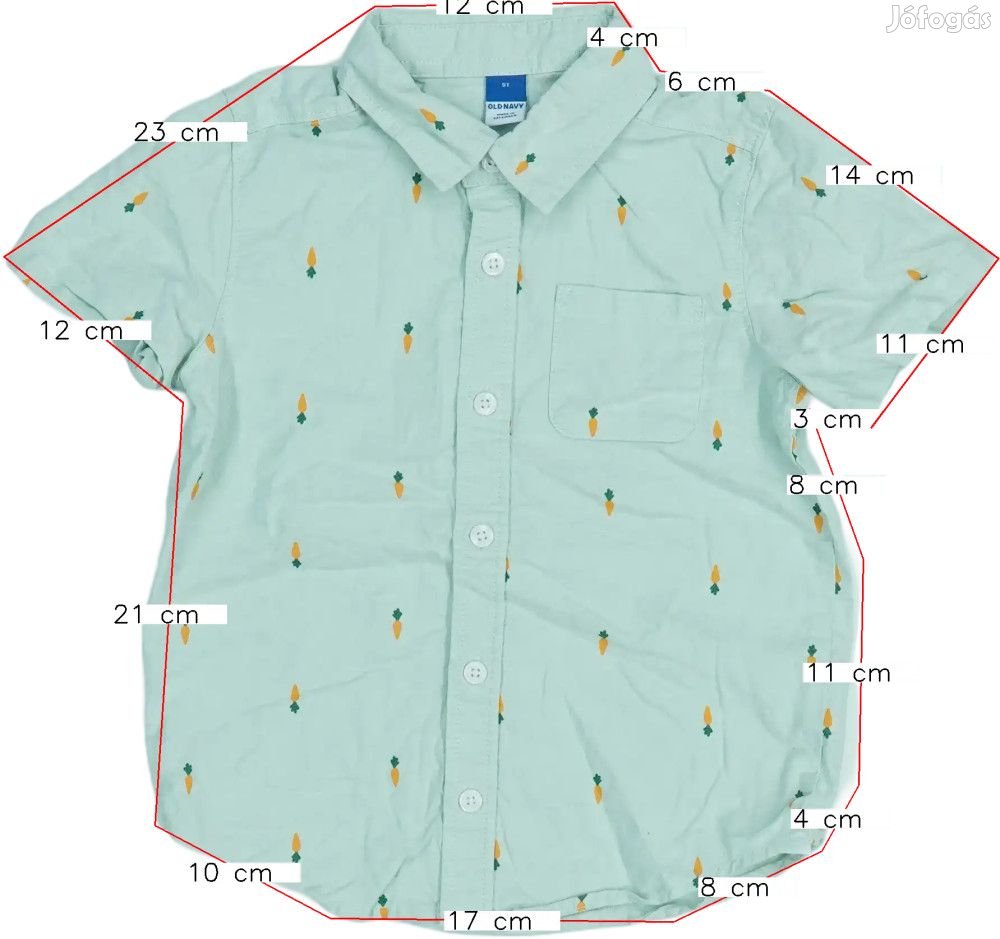 Old Navy Használt (újszerű) Fiú Ing (Méret: 110)